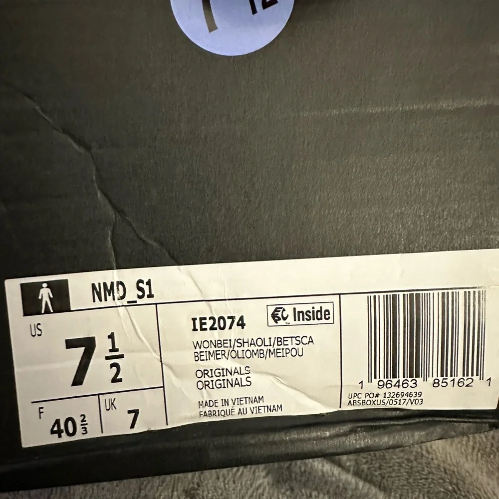 Adidas NMD_S1 Originals in Wonder Beige/Tan. Size 7.5 Men’s. NIB - Picture 13 of 16